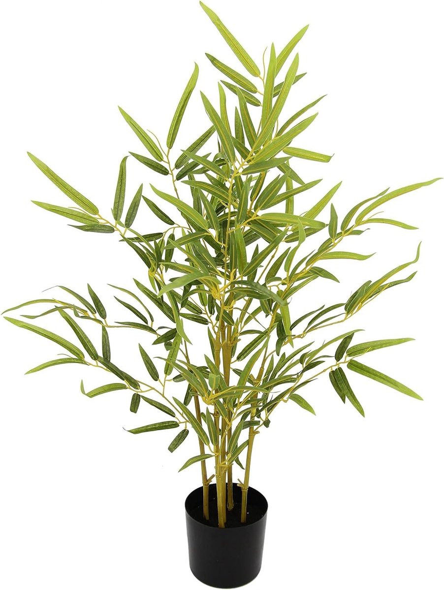 Groene kunstbamboe in pot - Natuurgetrouwe kunstplant boom - 1400 gram