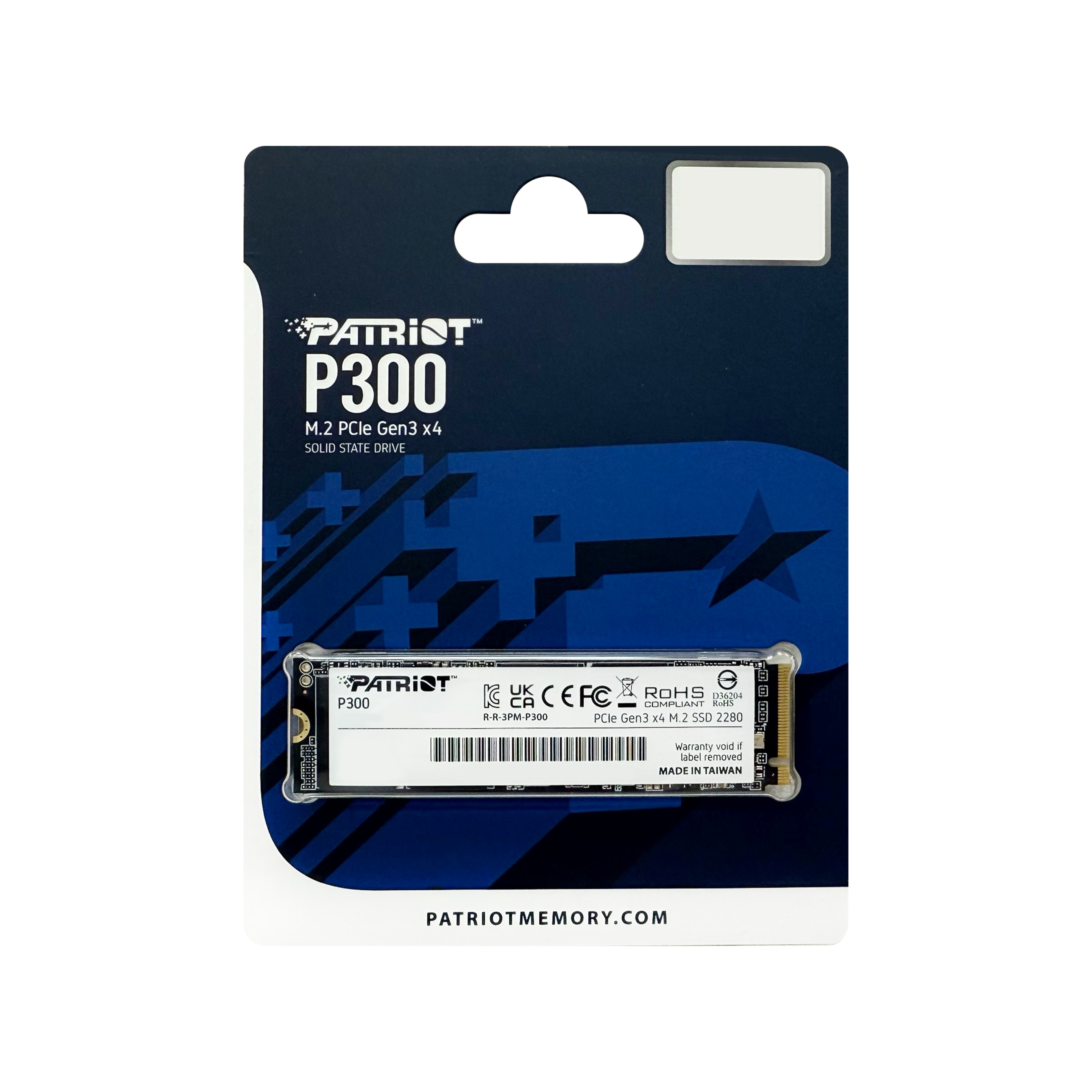 Patriot P300 SSD 128GB NVMe M2 2280 P300P128GM28
