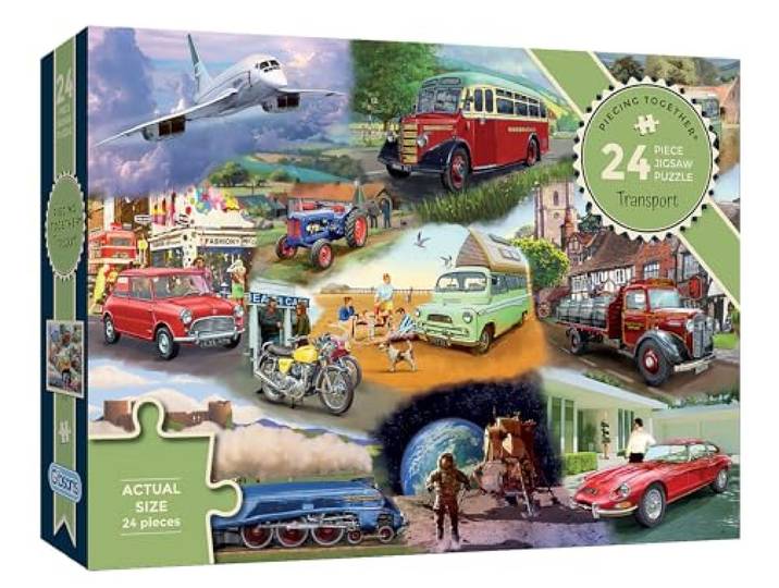 Gibsons Transport 24 XL Stuk Jigsaw Puzzel, De Piecing Samen Collectie