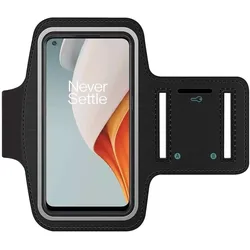 SmartFitness OnePlus Nord N100 Handy Sport Armband, Smartphone Sportarmband, Schwarz