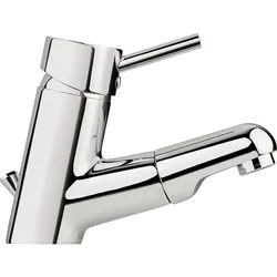 Waschtischmischer Salsa mit Haarbrause Ausladung 135 mm chrom Evenes