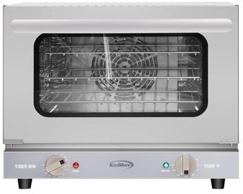KoolMore 19 in. Countertop Convection Oven for Quarter-Size Pans with 3 Racks 1440W of Power in Stainless-Steel, 0.8 cu. ft. - 9' x 12'