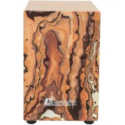 Dimavery CJ-610 Cajon, swirl (Cajon, Perkussion), Perkussion, Braun