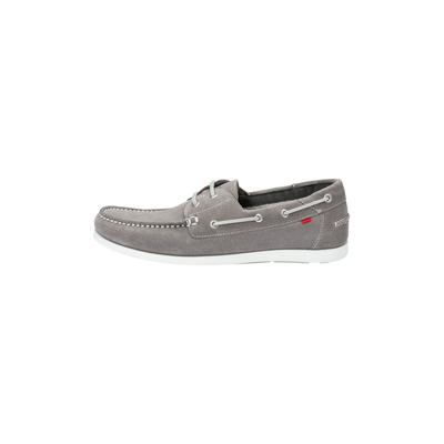 Bootsschuh LLOYD "EDISON", Herren, Gr. 8, grau, Leder, unifarben, Schuhe Bootsschuh, mit klassischem Design