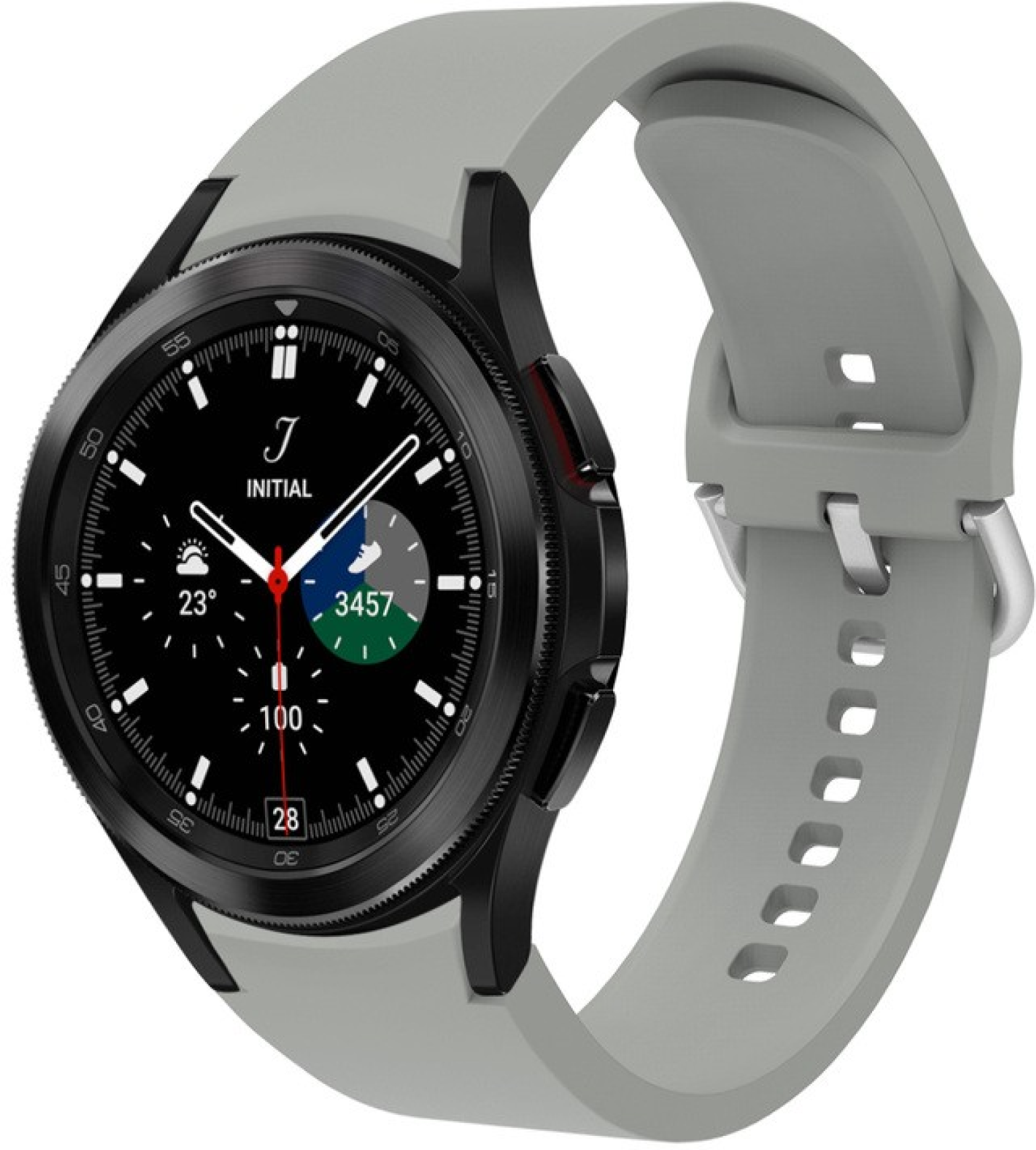 iS Bracelete Samsung Galaxy Watch Silicone 4 - Cinza