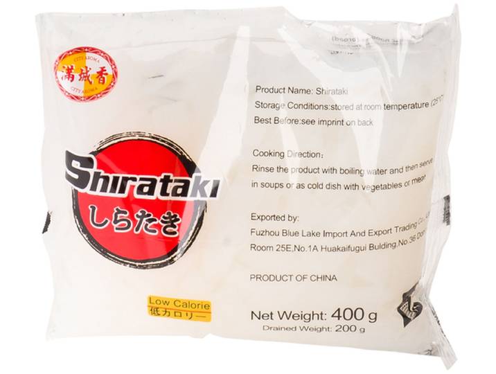 City Aroma Shirataki brede noedels 400 g