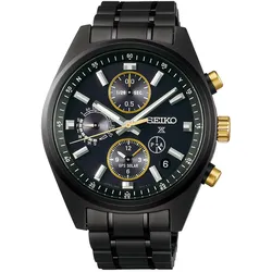 Seiko SSH169J1 Prospex Speedtimer GPS Solar Herren-Armbanduhr Schwarz LE