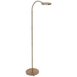 Stehleuchte Leselampe Beistellleuchte LED Flexo Wohnzimmerlampe dimmbar bronze