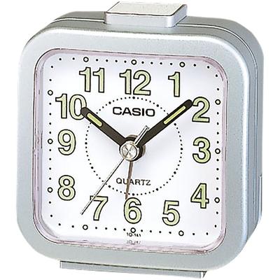 Quarzwecker CASIO, silber (silberfarben), Wecker, Wecker, Reisewecker, Leuchtzeiger, Geschenkidee, Schlafzimmer