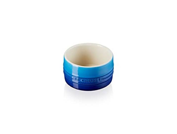 Le Creuset Schaaltje met rechte wand van aardewerk, stapelbaar, 200 ml, Azure, 70403202200099