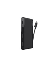 Belkin USB-C 4-Port Mini Hub 4 x SuperSpeed USB 3.0 Desktop (F4U090BTBLK)