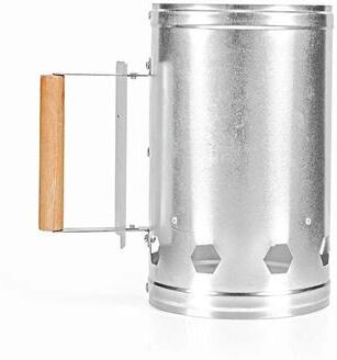 Uplift Picks Portable Charcoal Chimney Starter Stainless Steel BBQ Charcoal Igniter Barrel Outdoor Charcoal Stove galvanized Sheet