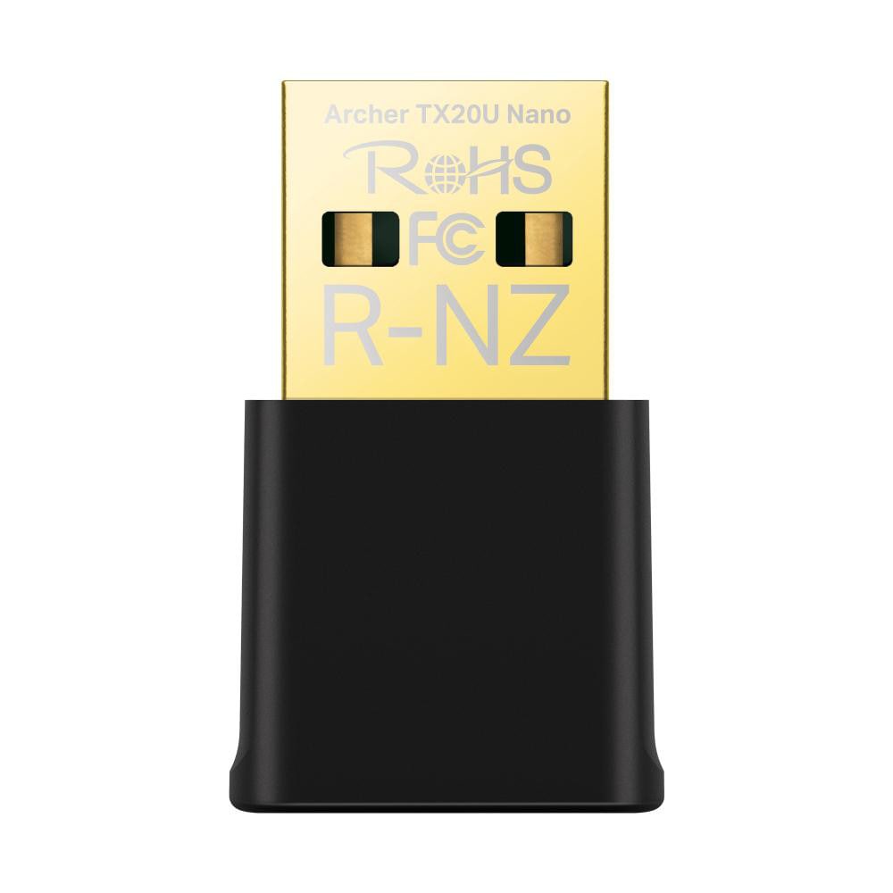 TP-Link Archer TX20U AX1800 Nano WLAN-Adapter 2.4GHz/5GHz WLAN USB-A 3.0 Stecker ARCHER TX20U NANO