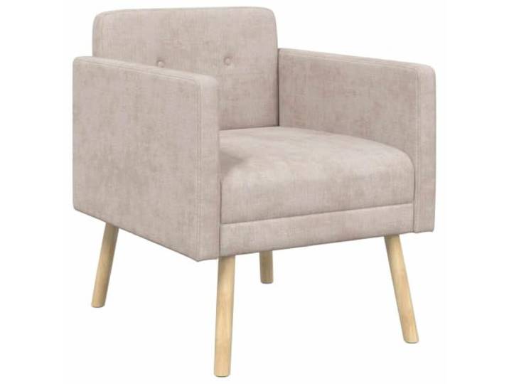 vidaXL Akzentstuhl Beige Chenille-Stoff Dieser Dekosessel besteht aus atmungsaktivem Chenille. Der Sessel ist mit Schaumstoff für zusätzlichen Komfort gepolstert