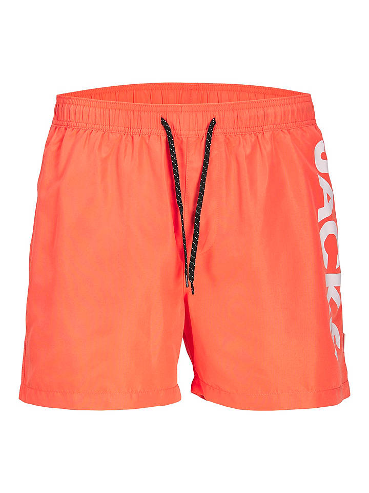Jack & Jones Badeshorts in Orange - L