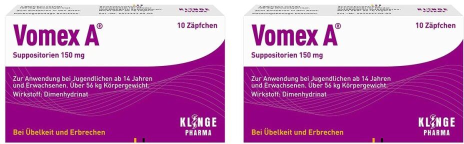 Vomex A Zäpfchen 150mg