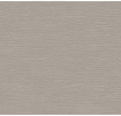York Wallcoverings Oasis Brown Faux Grasscloth Wallpaper - 324 x 27