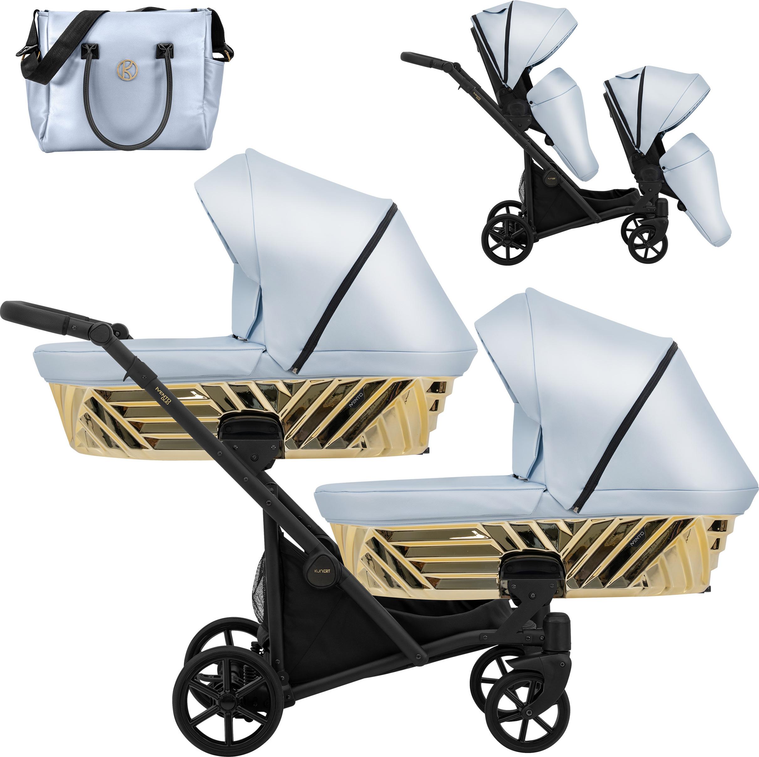 Kunert Ivento DUO GLAM 2in1 - Premium-Zwillingswagen - Farbe: IVE-21 Eco...