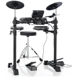Pearl E-Drum ERS-1000 eRoadshow Schlagzeug Set mit Schlüsselanhänger (E-Drum), Schlagzeug, Schwarz