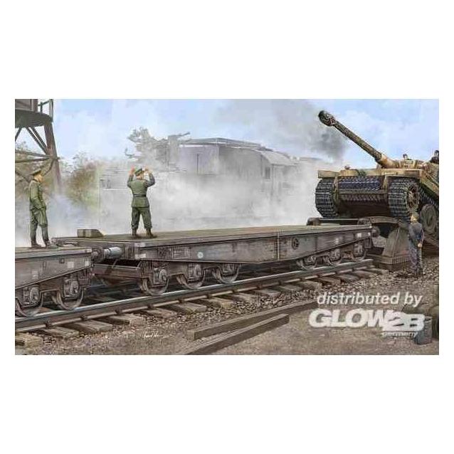 Trumpeter Schwere Plattformwagen Type SSyms 80 (00221)