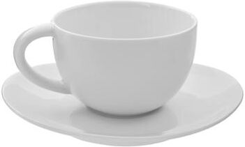 10 Strawberry Street Royal Oval 10-ounce Cup and Saucer (Set of 6)