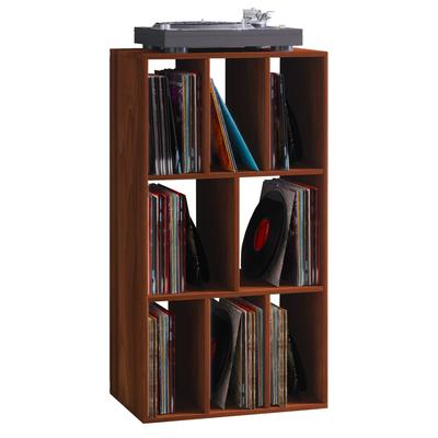 Standregal VCM "Schallplattenregal Raumteiler LP Schaltino", braun (kern, nussbaum), B:60cm T:40cm, Regale, Standregal