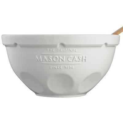 Rührschüssel MASON CASH, weiß, B:29cm H:15cm T:29cm, Steingut, Schüsseln, Rührschüssel, Ø 29 cm, 5 Liter