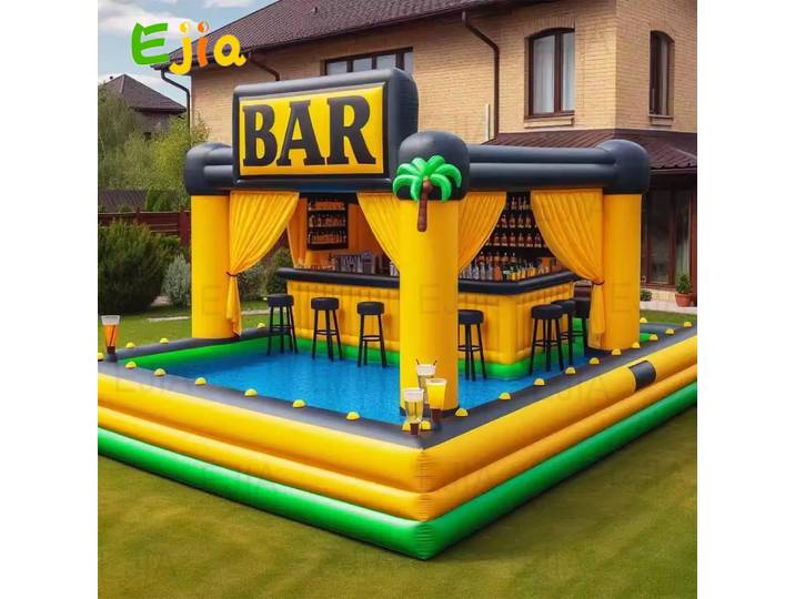 Barres de piscine gonflables, eau flottante, étanche, Bar de Spa, tentes de Pub gonflables pour fête dans l'arrière-cour