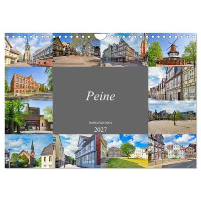 Peine Impressionen (Wandkalender 2027 DIN A4 quer), CALVENDO Monatskalender