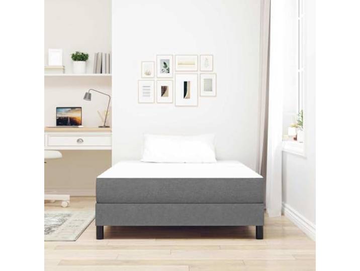KTHLBRH Matratze hellgrau 120 x 190 cm mit Taschenfederkern Atmungsaktives Premium-Polyestergewebe, optimale Unterstützung, Bewegungsisolierung, modernes Design