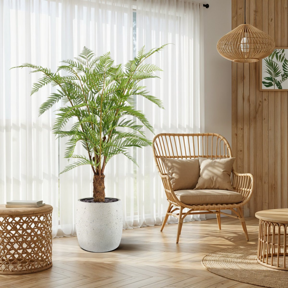 Maxifleur Woodwardia Kunstpalm Deluxe 150cm
