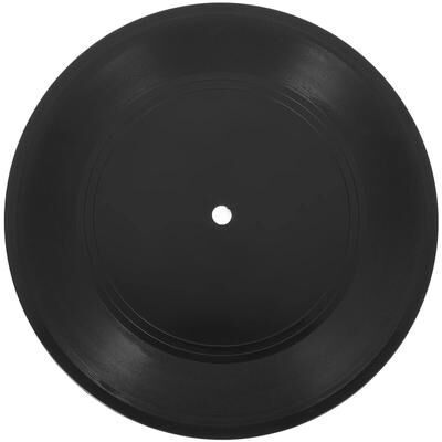 Uplifted Finds Simulated Vinyl Disc Wall Art   Professional Grooved Record Ornament   Executive Music Lounge & Studio Sanctuary Decor 29.80 X 29.80 X 0.10 Cm
