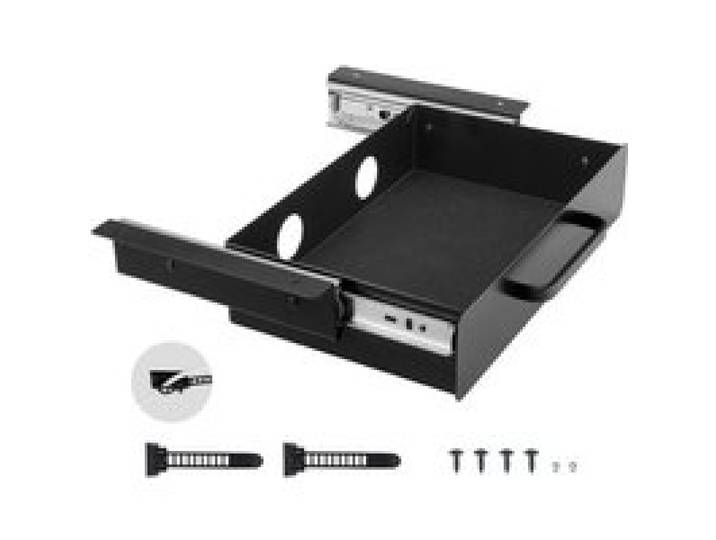 VEVOR Untertisch Schublade 385x230x76 mm, Unterbau Schreibtisch, versteckter Schreibtisch-Aufbewahrungs-Organizer, Bleistiftschublade unter dem Tisch für Sitz-Steh-Arbeitsplätze im Büro und zu Hause