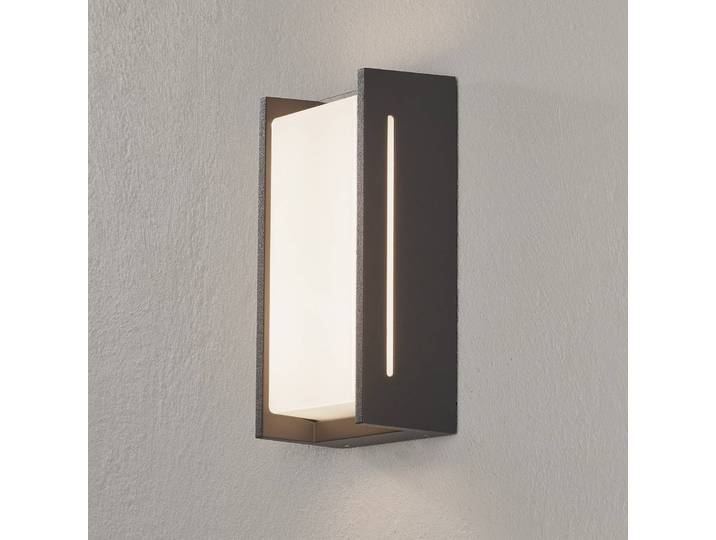 Trio Lighting LED Außenwandleuchte Indus, schwarz, Aluminium, Modern