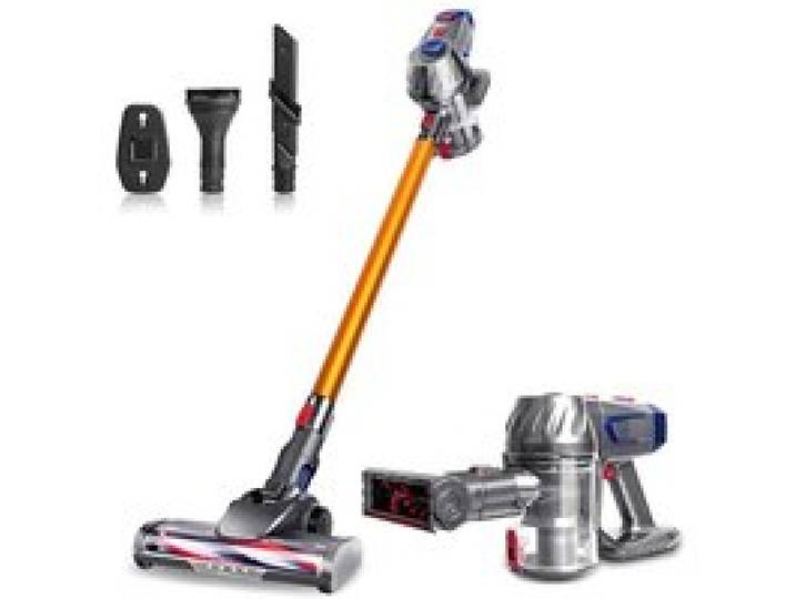 Aspirateur et appareil anti-acariens tout-en-un - Capacité 0 7L - Puissance daspiration 13000Pa - Or