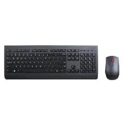Lenovo Professional (US, Kabellos), Tastatur, Schwarz