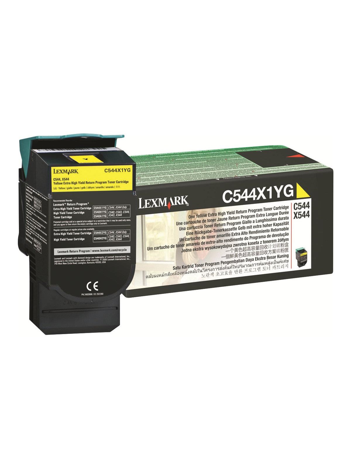 Lexmark C544X1YG Yellow Toner - Tonerpatrone Gelb