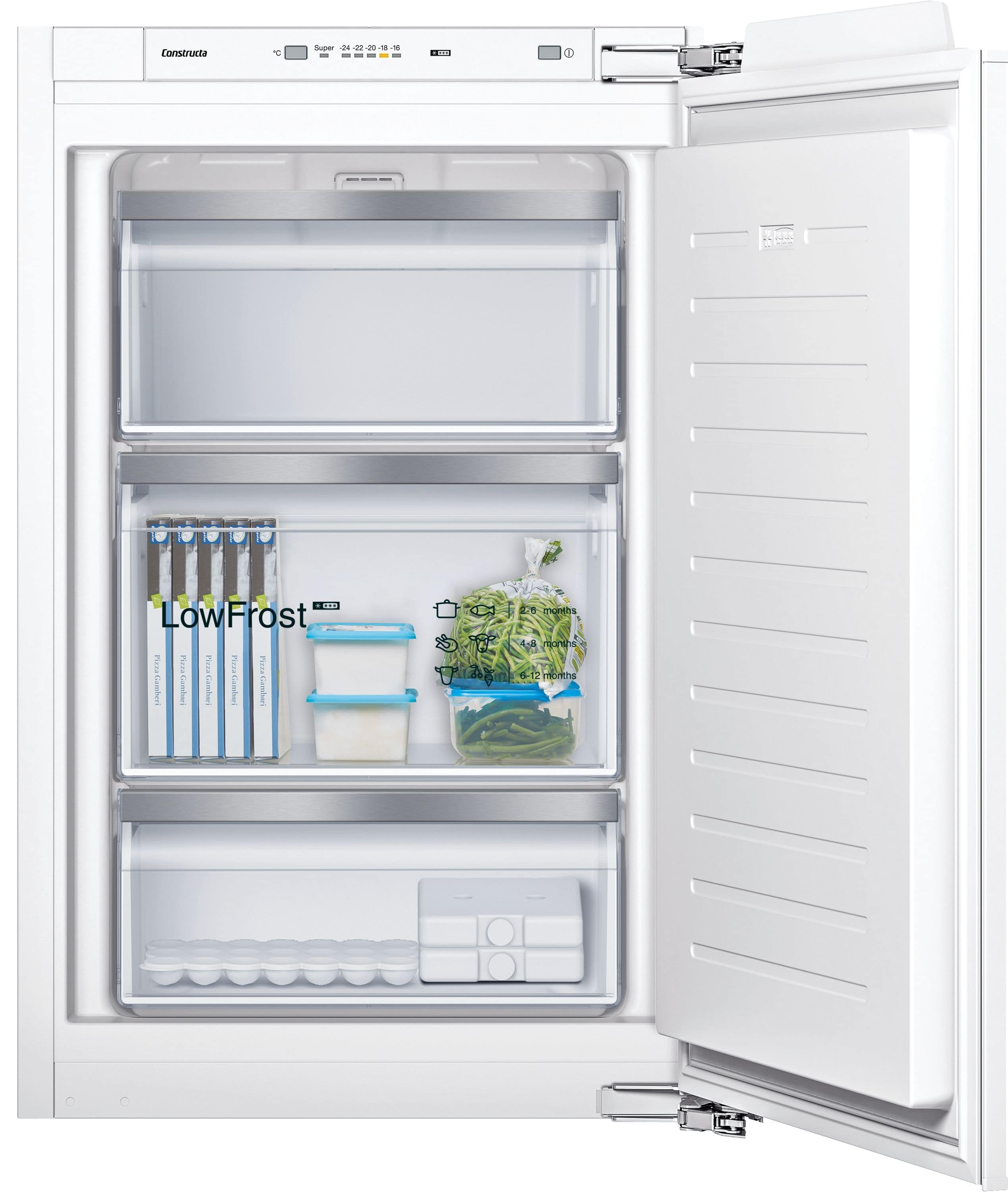 Constructa CE521EFE0 96 l Einbau Gefrierschrank 176 kWh Jahr