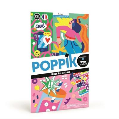 POPPIK - Mosaikposter Be Happy