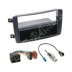 Autoradio 1-DIN Einbaurahmen Radioblende+Adapterkabel Einbauset für MERCEDES ...