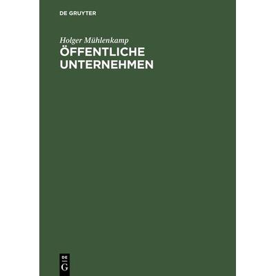 Öffentliche Unternehmen, Gebundene Ausgabe von Holger Mühlenkamp, De Gruyter Oldenbourg, 978-3-486-23009-3