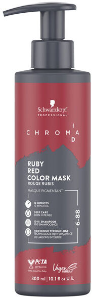 Schwarzkopf Chroma ID Colour Mask 300ml-Ruby Red