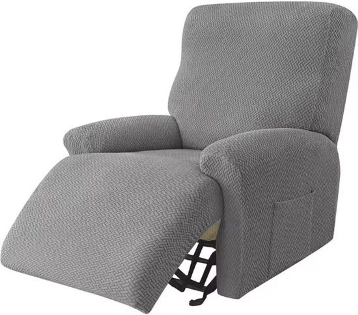 Antislip Stretch Fauteuilhoes voor 1-zits fauteuil
