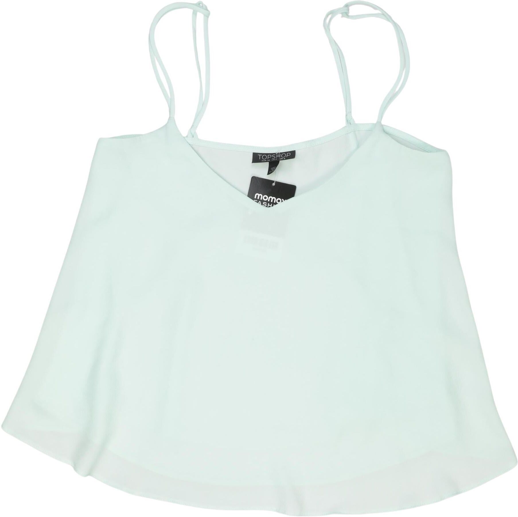 Topshop Damen Top, Hellgrün, Gr. EU 34, Synthetik - Second Hand