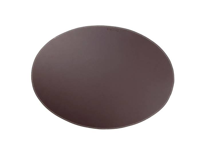 Ørskov Set de table Ørskov cuir ovale marron