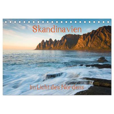 Skandinavien - Im Licht des Nordens (Tischkalender 2026 DIN A5 quer), CALVENDO Monatskalender