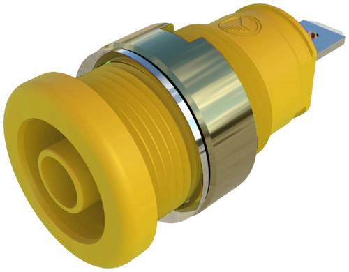 Hirschmann Test & Measurement SEB 2610 F4,8 Ni gelb Sicherheits-Einbaubuchse Gelb 1St.