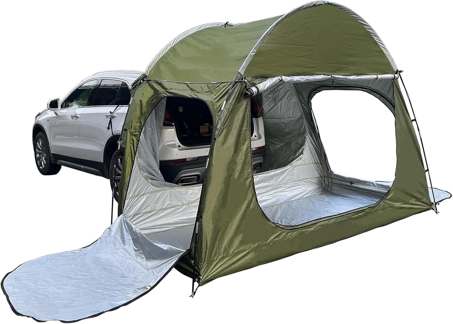 Aufblasbares Zelt für Autos, 300 x 150 x 210 cm, Heckklappenzelt, Auto, geeignet für 2-3 Personen, Autozelt, Heckklappe, Auto, wasserdicht, Sonnenschutz