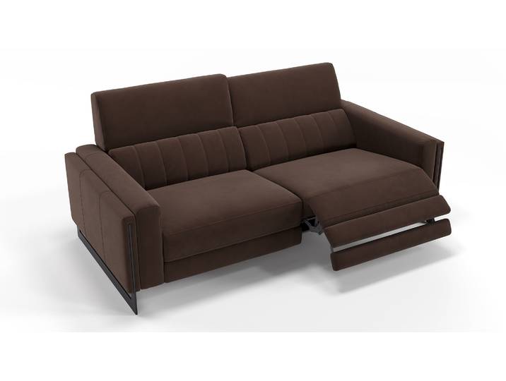 Stoff Couchgarnitur MARA 2-Sitzer Couch