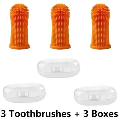 Uplifted Finds Pure Touch Precision Dental Fingertip Hub 3 Pcs Orange